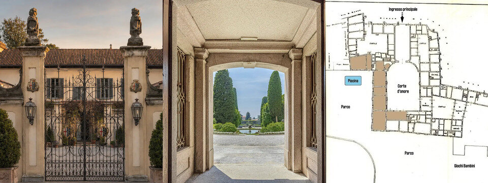 Villa Gnecchi Ruscone before restoration reference